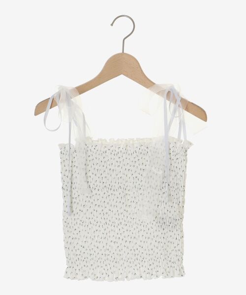 MAJESTIC LEGON / マジェスティックレゴン キャミソール・チューブトップ | カップ付ダブルリボンキャミソール | 詳細25