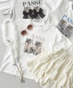 MAJESTIC LEGON / マジェスティックレゴン Tシャツ | リボンネコチャンTシャツ