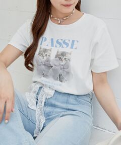 MAJESTIC LEGON / マジェスティックレゴン Tシャツ | リボンネコチャンTシャツ