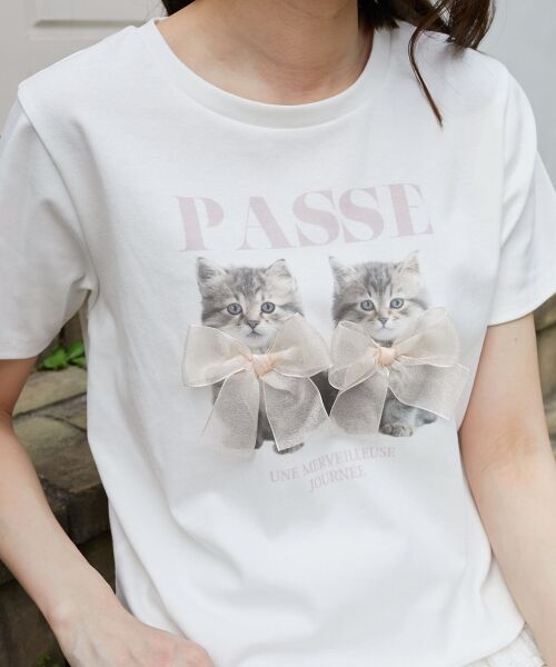 MAJESTIC LEGON / マジェスティックレゴン Tシャツ | リボンネコチャンTシャツ | 詳細10