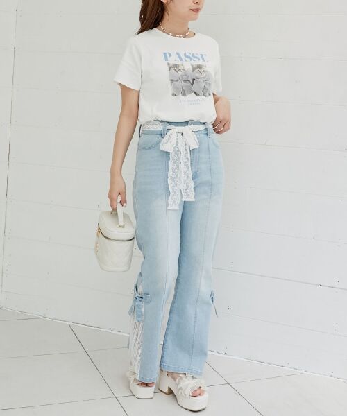 MAJESTIC LEGON / マジェスティックレゴン Tシャツ | リボンネコチャンTシャツ | 詳細13