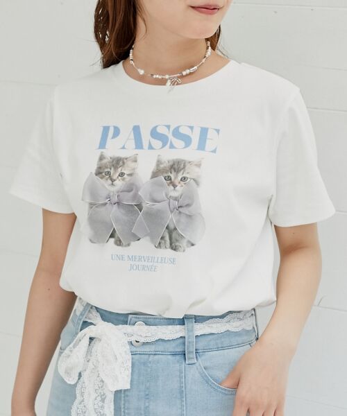 MAJESTIC LEGON / マジェスティックレゴン Tシャツ | リボンネコチャンTシャツ | 詳細16