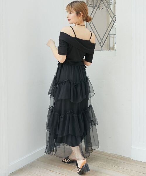 MAJESTIC LEGON / マジェスティックレゴン カットソー | オフショルダブルジップトップス | 詳細17