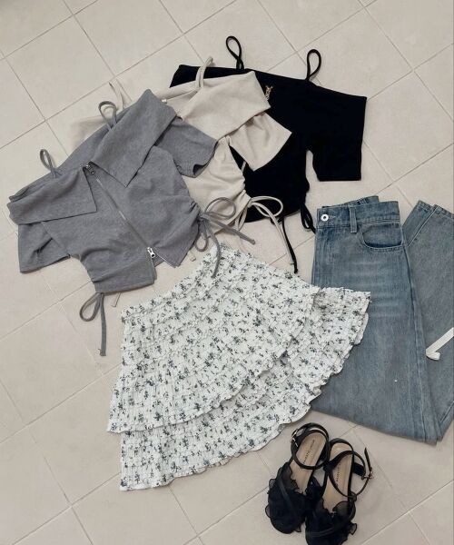 MAJESTIC LEGON / マジェスティックレゴン カットソー | オフショルダブルジップトップス | 詳細22