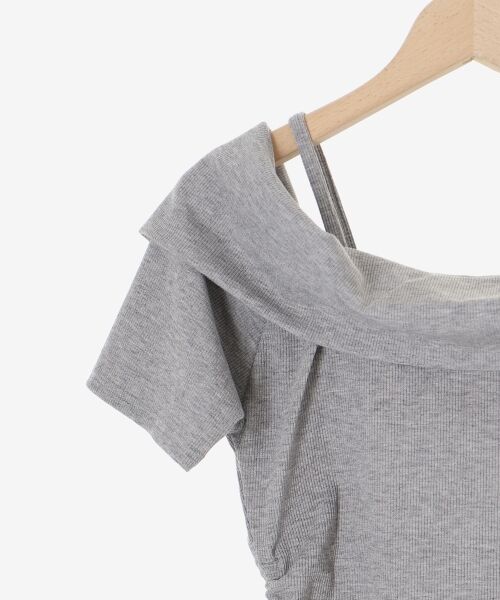 MAJESTIC LEGON / マジェスティックレゴン カットソー | オフショルダブルジップトップス | 詳細30