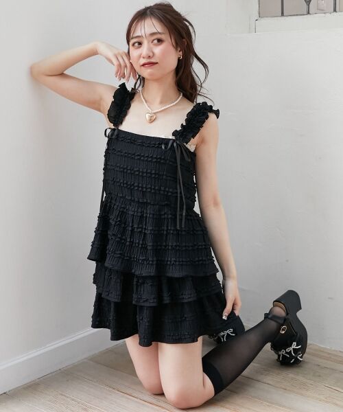 MAJESTIC LEGON / マジェスティックレゴン キャミソール・チューブトップ | カットレースリボンキャミソール | 詳細15