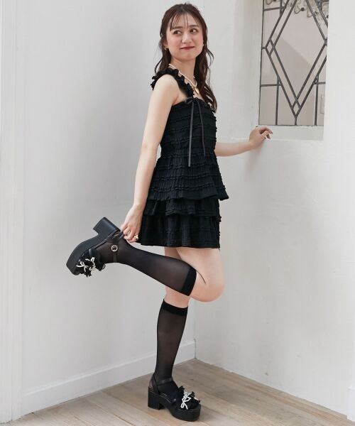 MAJESTIC LEGON / マジェスティックレゴン キャミソール・チューブトップ | カットレースリボンキャミソール | 詳細16