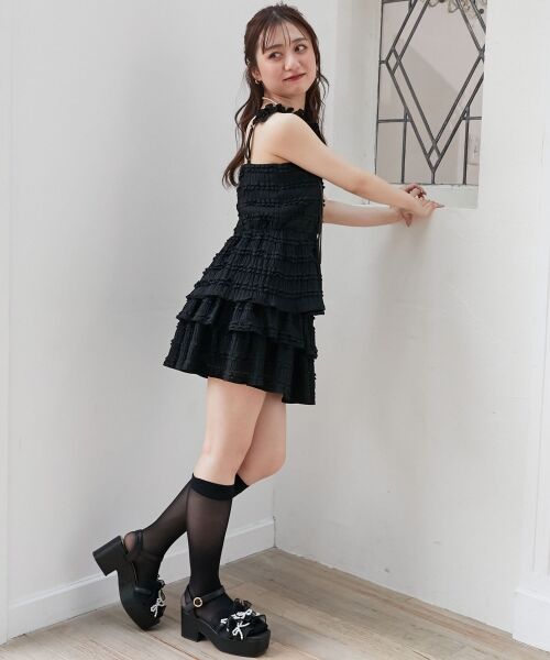 MAJESTIC LEGON / マジェスティックレゴン キャミソール・チューブトップ | カットレースリボンキャミソール | 詳細17