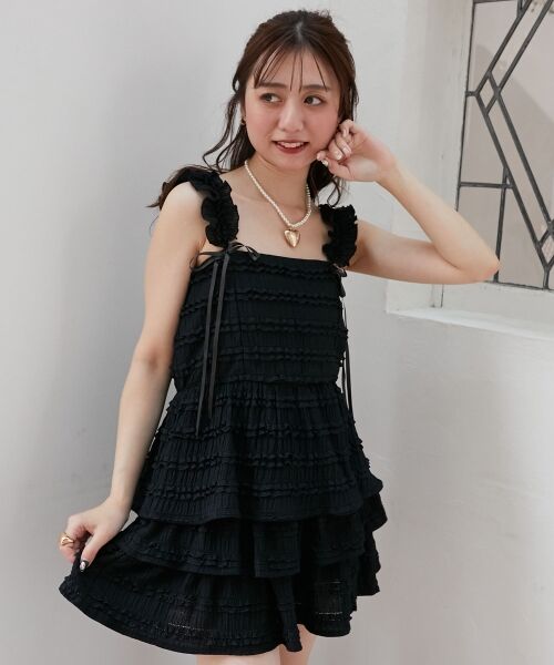 MAJESTIC LEGON / マジェスティックレゴン キャミソール・チューブトップ | カットレースリボンキャミソール | 詳細20