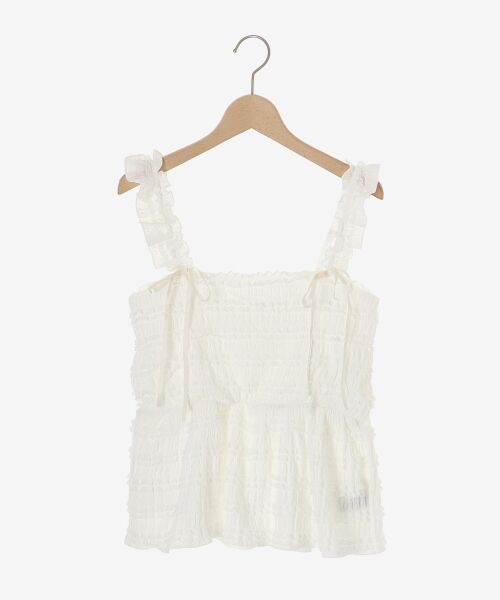 MAJESTIC LEGON / マジェスティックレゴン キャミソール・チューブトップ | カットレースリボンキャミソール | 詳細25