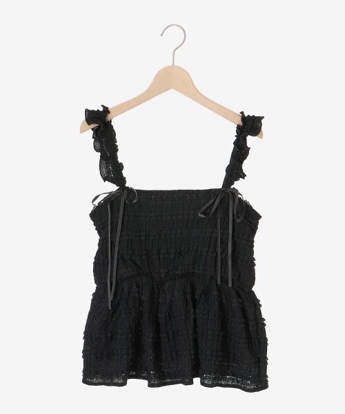 MAJESTIC LEGON / マジェスティックレゴン キャミソール・チューブトップ | カットレースリボンキャミソール | 詳細27