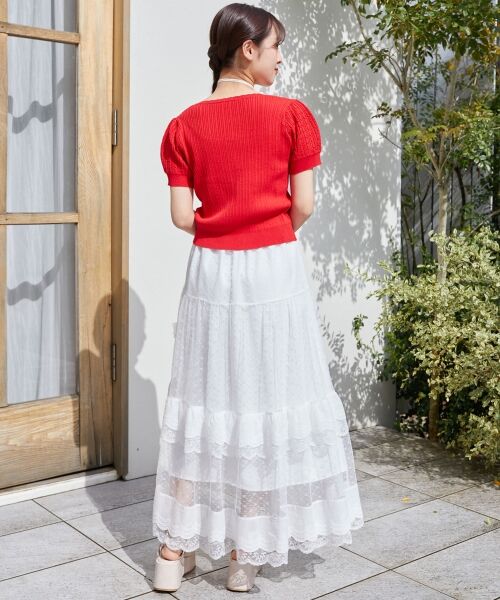 MAJESTIC LEGON / マジェスティックレゴン カーディガン・ボレロ | ハーフスリーブケーブルカーディガン | 詳細10