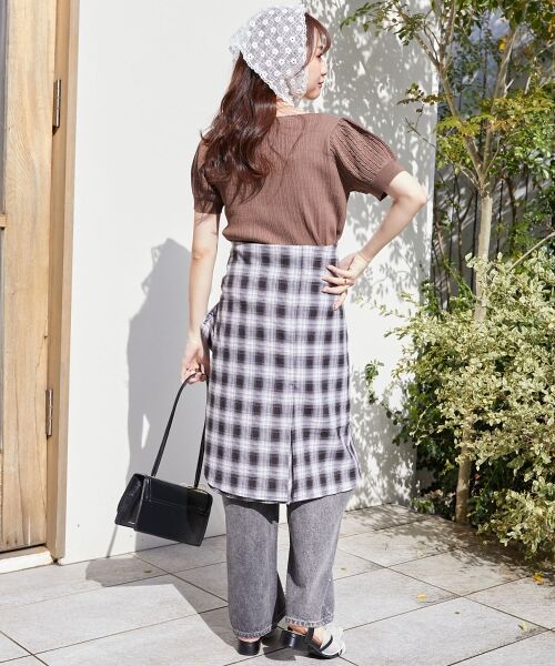 MAJESTIC LEGON / マジェスティックレゴン カーディガン・ボレロ | ハーフスリーブケーブルカーディガン | 詳細17