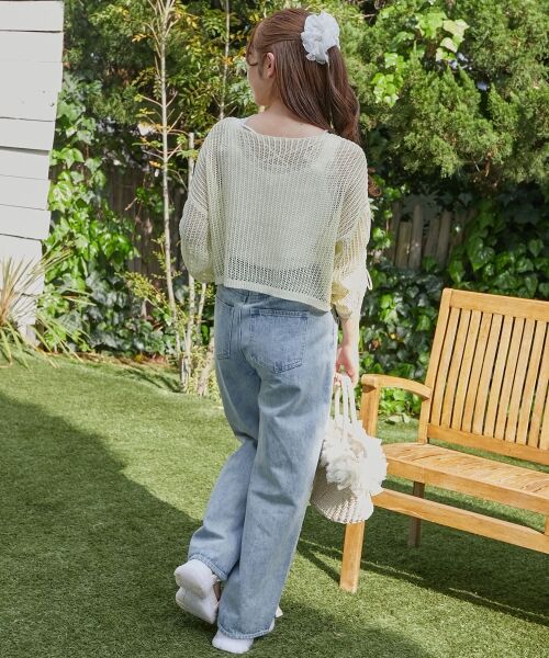 MAJESTIC LEGON / マジェスティックレゴン ニット・セーター | キラキラメッシュニット | 詳細12