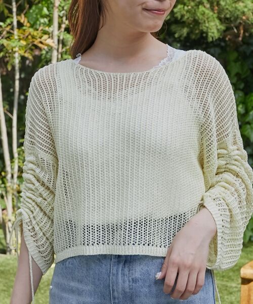 MAJESTIC LEGON / マジェスティックレゴン ニット・セーター | キラキラメッシュニット | 詳細14