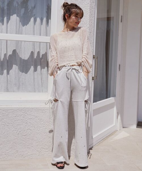 MAJESTIC LEGON / マジェスティックレゴン ニット・セーター | キラキラメッシュニット | 詳細18