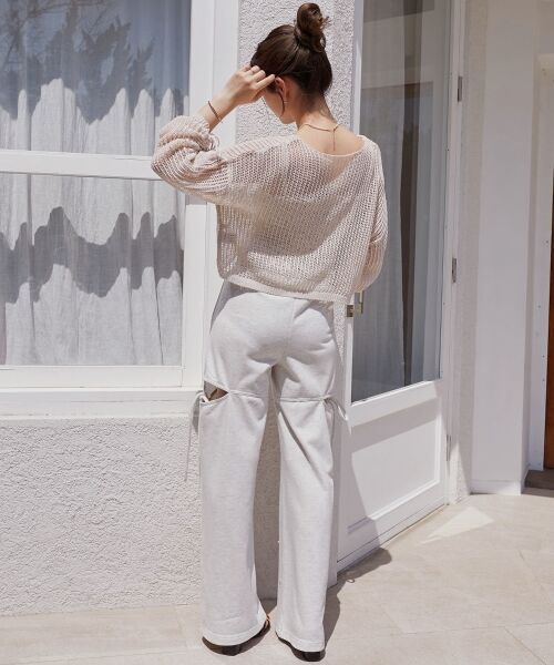 MAJESTIC LEGON / マジェスティックレゴン ニット・セーター | キラキラメッシュニット | 詳細20