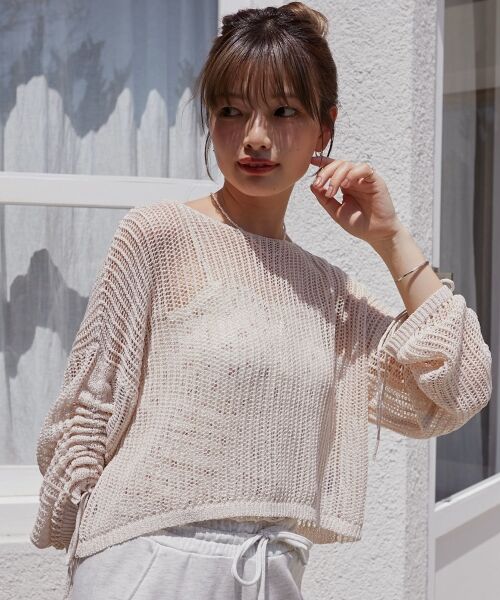 MAJESTIC LEGON / マジェスティックレゴン ニット・セーター | キラキラメッシュニット | 詳細22