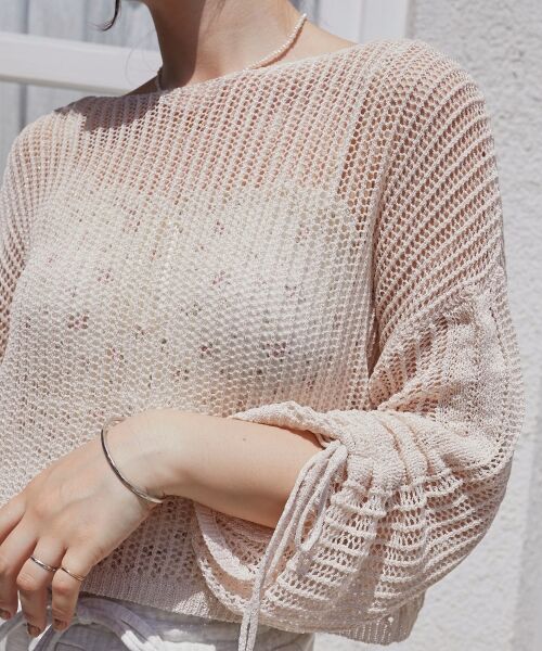 MAJESTIC LEGON / マジェスティックレゴン ニット・セーター | キラキラメッシュニット | 詳細24