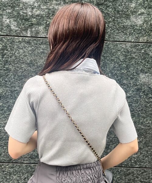 MAJESTIC LEGON / マジェスティックレゴン ニット・セーター | シャツドッキングリブニット | 詳細14