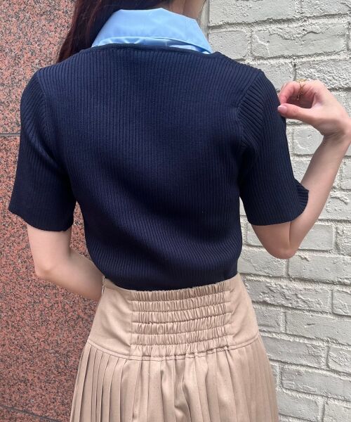 MAJESTIC LEGON / マジェスティックレゴン ニット・セーター | シャツドッキングリブニット | 詳細18