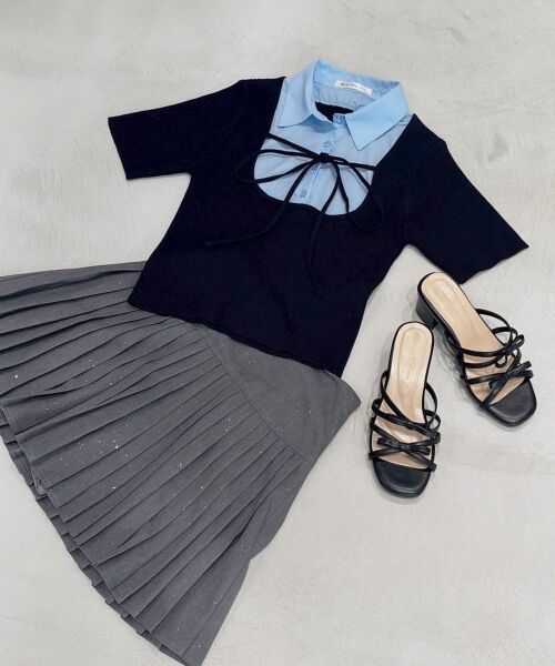 MAJESTIC LEGON / マジェスティックレゴン ニット・セーター | シャツドッキングリブニット | 詳細19