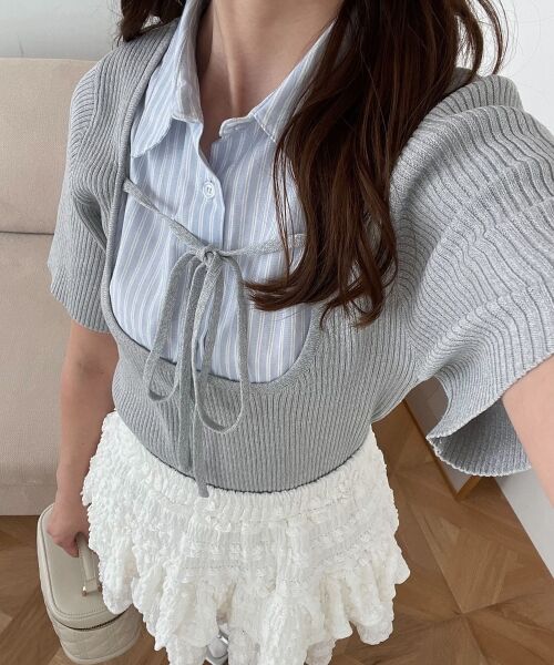 MAJESTIC LEGON / マジェスティックレゴン ニット・セーター | シャツドッキングリブニット | 詳細2