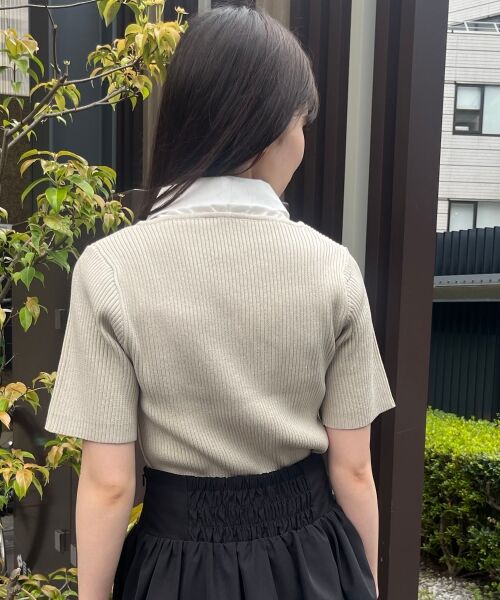 MAJESTIC LEGON / マジェスティックレゴン ニット・セーター | シャツドッキングリブニット | 詳細24