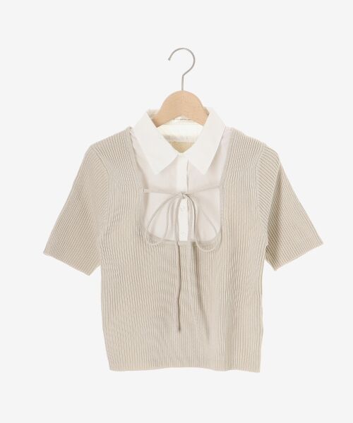 MAJESTIC LEGON / マジェスティックレゴン ニット・セーター | シャツドッキングリブニット | 詳細25