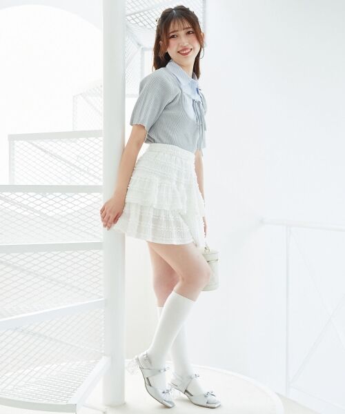 MAJESTIC LEGON / マジェスティックレゴン ニット・セーター | シャツドッキングリブニット | 詳細5