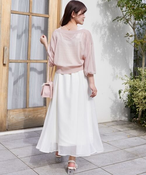 MAJESTIC LEGON / マジェスティックレゴン カーディガン・ボレロ | アソートボタンシアーカーディガン | 詳細14