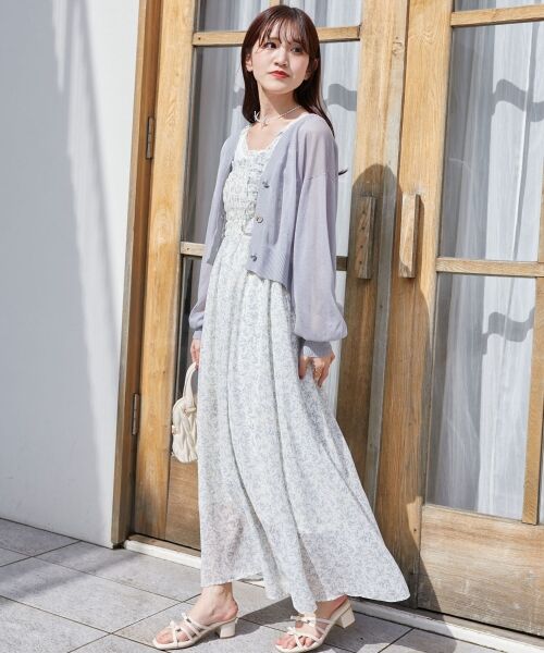 MAJESTIC LEGON / マジェスティックレゴン カーディガン・ボレロ | アソートボタンシアーカーディガン | 詳細22