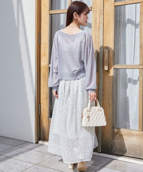 MAJESTIC LEGON / マジェスティックレゴン カーディガン・ボレロ | アソートボタンシアーカーディガン | 詳細23