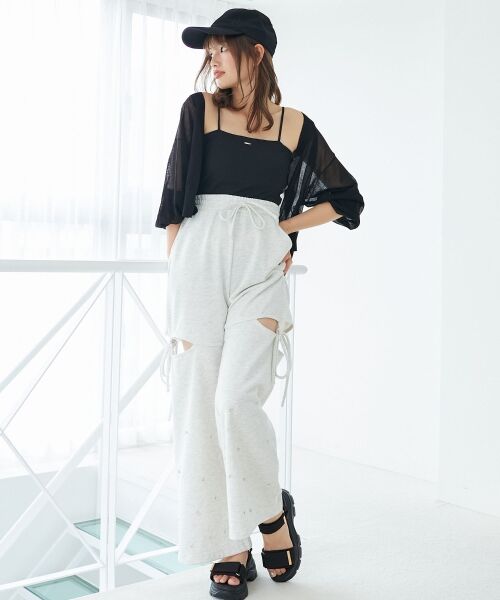 MAJESTIC LEGON / マジェスティックレゴン カーディガン・ボレロ | アソートボタンシアーカーディガン | 詳細29