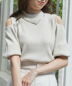 MAJESTIC LEGON / マジェスティックレゴン ニット・セーター | 肩あきラメニット