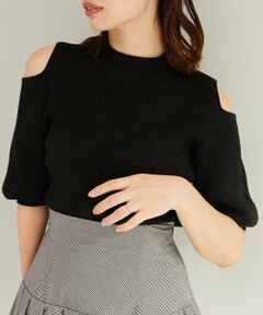 MAJESTIC LEGON / マジェスティックレゴン ニット・セーター | 肩あきラメニット