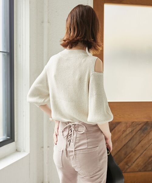 MAJESTIC LEGON / マジェスティックレゴン ニット・セーター | 肩あきラメニット | 詳細11