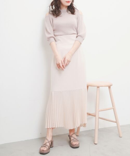 MAJESTIC LEGON / マジェスティックレゴン ニット・セーター | 肩あきラメニット | 詳細14