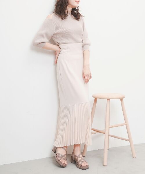 MAJESTIC LEGON / マジェスティックレゴン ニット・セーター | 肩あきラメニット | 詳細16