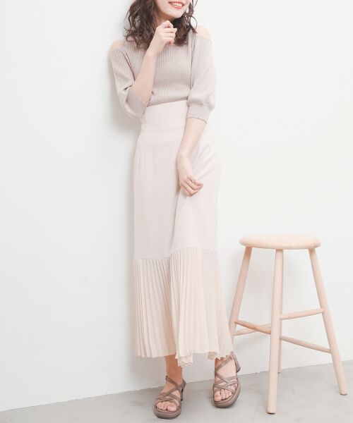 MAJESTIC LEGON / マジェスティックレゴン ニット・セーター | 肩あきラメニット | 詳細17