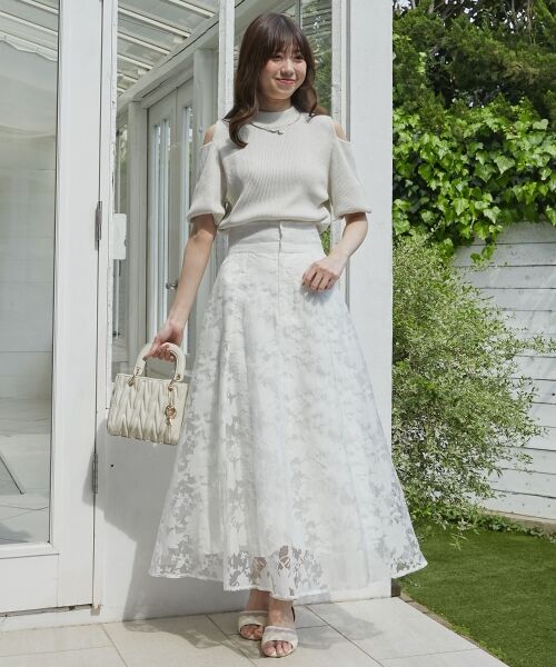 MAJESTIC LEGON / マジェスティックレゴン ニット・セーター | 肩あきラメニット | 詳細2