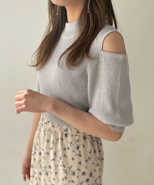 MAJESTIC LEGON / マジェスティックレゴン ニット・セーター | 肩あきラメニット | 詳細25