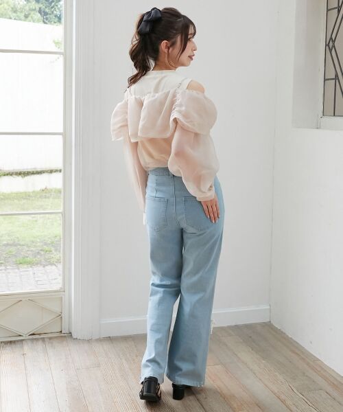 MAJESTIC LEGON / マジェスティックレゴン シャツ・ブラウス | タンクセットリボンシアーブラウス | 詳細12