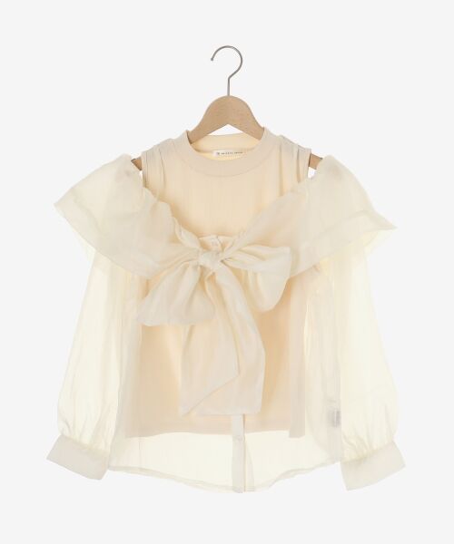 MAJESTIC LEGON / マジェスティックレゴン シャツ・ブラウス | タンクセットリボンシアーブラウス | 詳細25