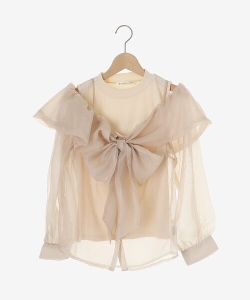 MAJESTIC LEGON / マジェスティックレゴン シャツ・ブラウス | タンクセットリボンシアーブラウス | 詳細26