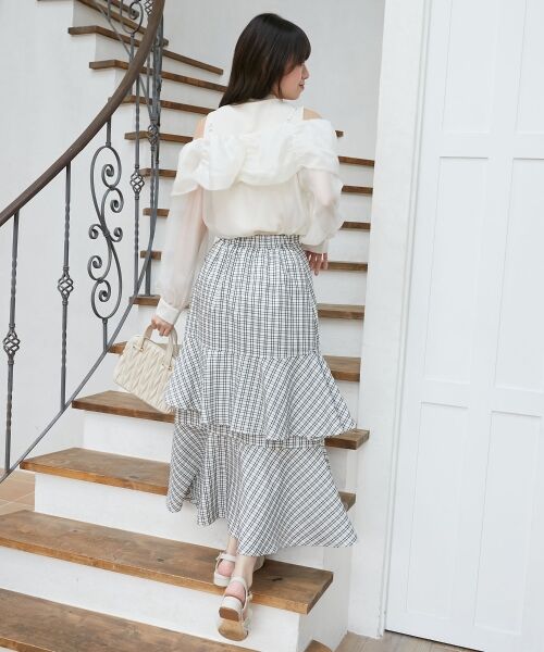 MAJESTIC LEGON / マジェスティックレゴン シャツ・ブラウス | タンクセットリボンシアーブラウス | 詳細5