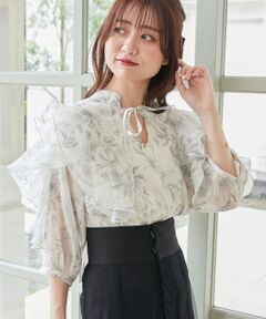 MAJESTIC LEGON / マジェスティックレゴン シャツ・ブラウス | エアリーフリルブラウス