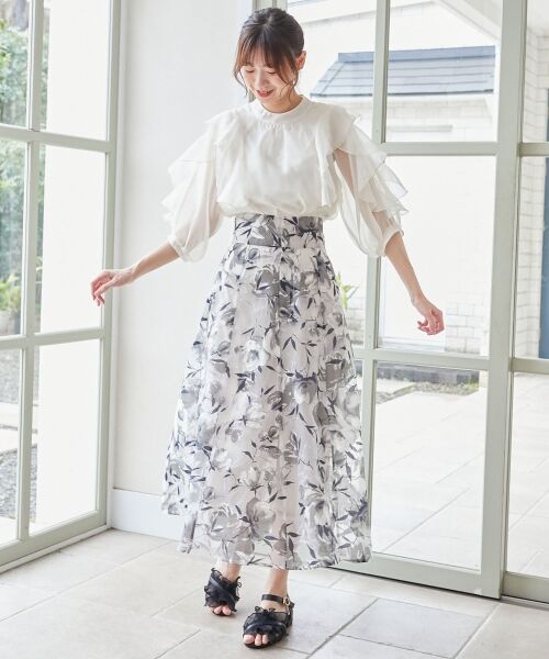 MAJESTIC LEGON / マジェスティックレゴン シャツ・ブラウス | エアリーフリルブラウス | 詳細1