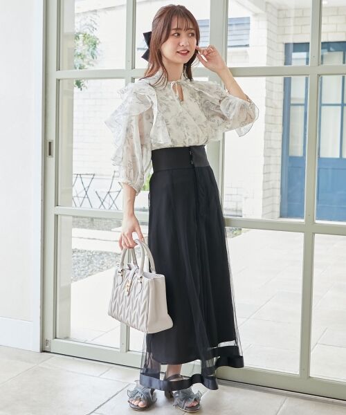 MAJESTIC LEGON / マジェスティックレゴン シャツ・ブラウス | エアリーフリルブラウス | 詳細10