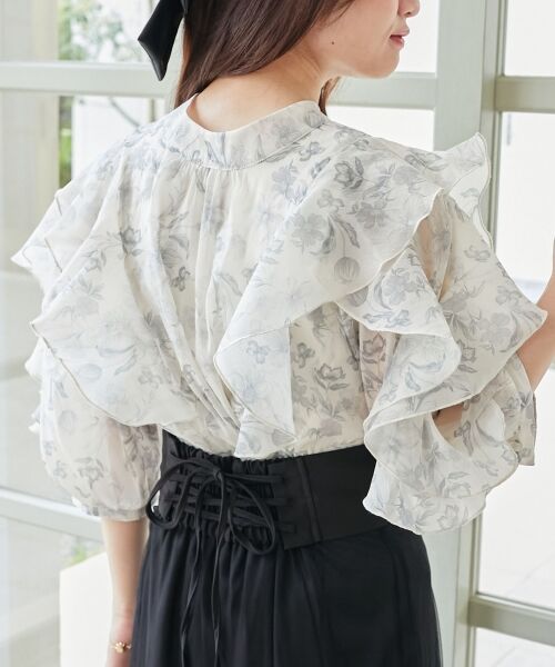 MAJESTIC LEGON / マジェスティックレゴン シャツ・ブラウス | エアリーフリルブラウス | 詳細14